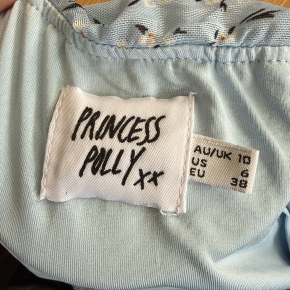 Princess Polly Blue Floral Mini Dress - Picture 3 of 3